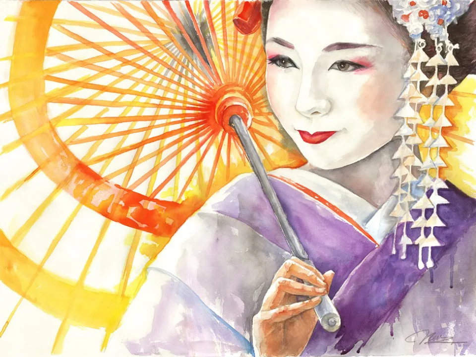 The rising sun geisha